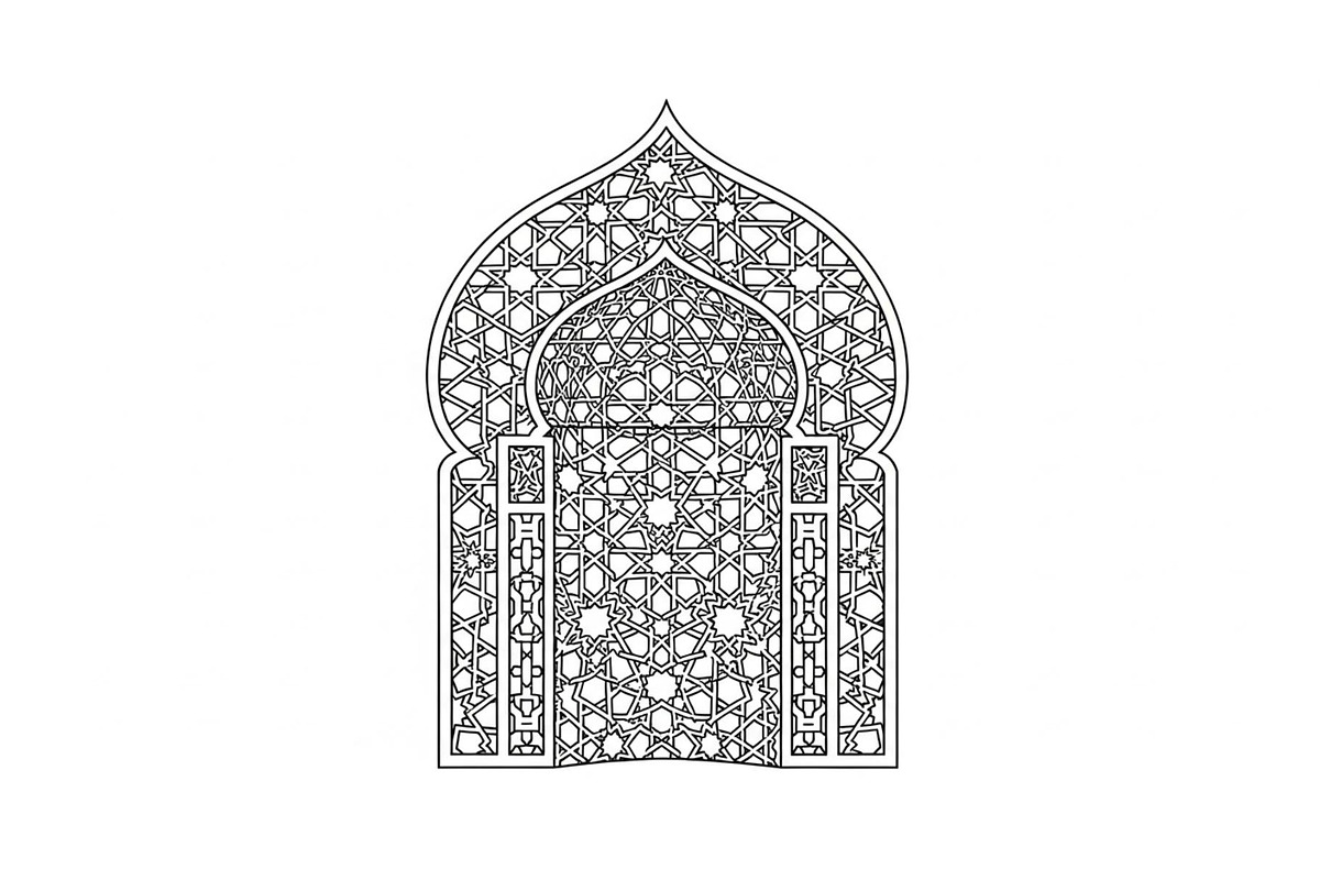 Islamic Arch Window Mandala Bundle, an Illustration by Artivon (Photo 32 of 45)