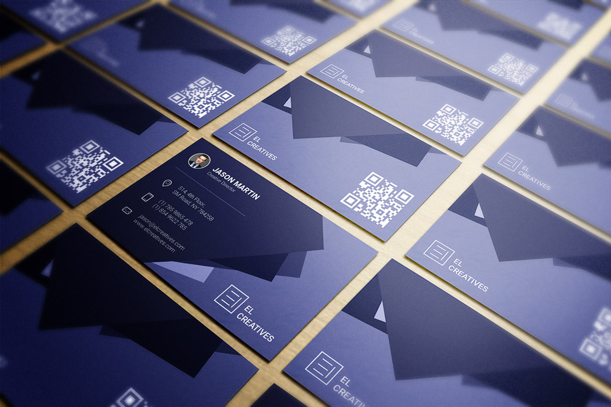 Creative Blue Business Card, a Business Card Template by bouncy (Photo 3 of 4)