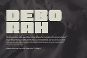 DEBORAH MODERN DISPLAY FONT, a Sans Serif Font by BURSTYPE (Thumbnail 6 of 9)