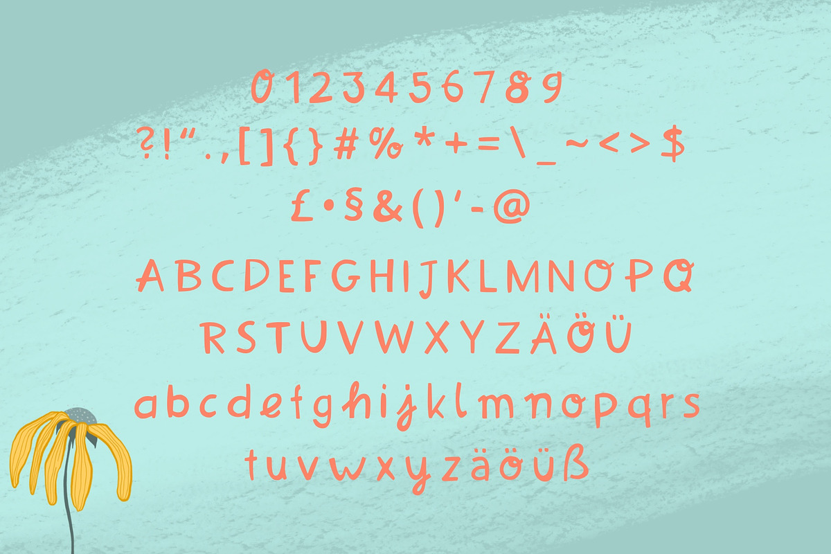 LAFOLOs very Wonky Outline font, a Script Font by LAFOLO (Photo 5 of 7)