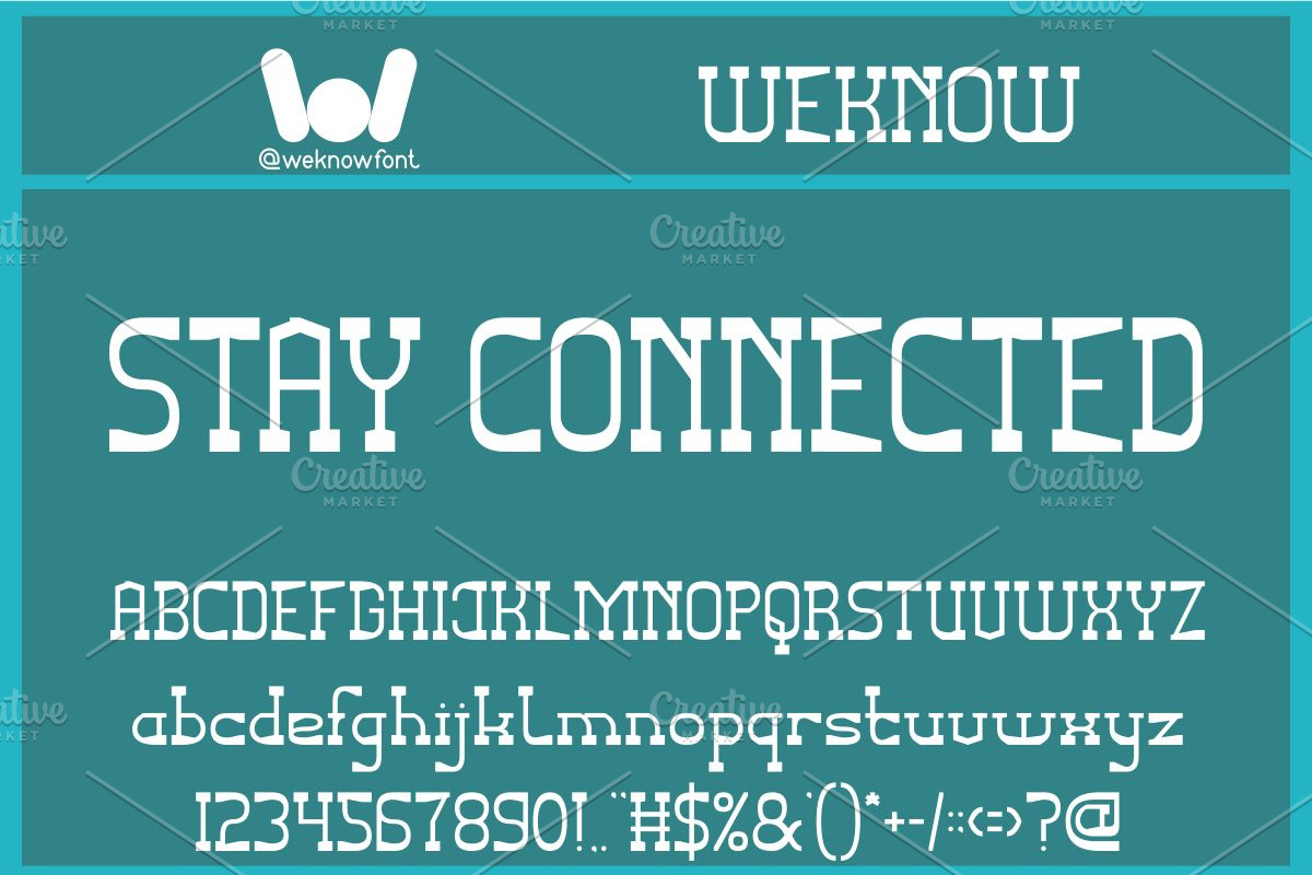 Return Home font, a Font by weknow (Photo 5 of 8)