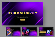 CloudShield Tech PowerPoint Template, a Presentation Template by FIBRINOSÄ (Thumbnail 1 of 2)