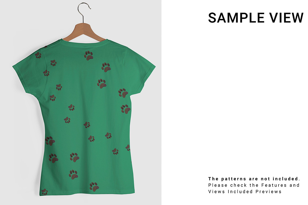 Women's T-Shirt and Jeans Mockup Set, a Shirt Mockup by mock-ups (Photo 7 of 11)