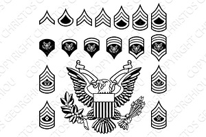 Army Military Rank Insignia