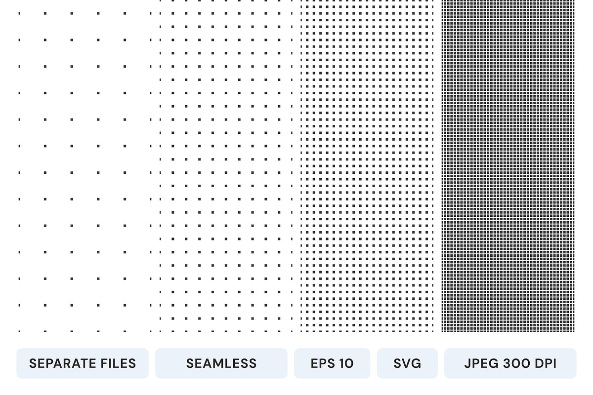 Dotted pattern sheet collection, an Illustration by SappiStudio (Photo 2 of 3)