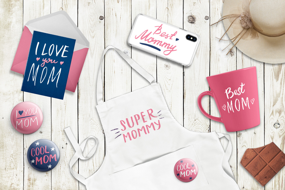 Mother hand lettering collection, an Illustration by Lemon Workshop (Photo 4 of 4)