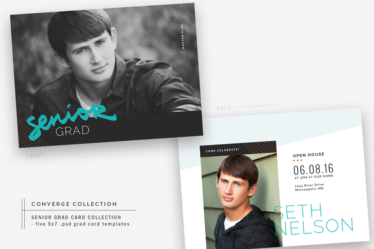 Graduation Card Bundle | Converge, a Card Template by The Modern Collective (Photo 4 of 6)