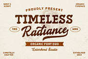 Timeless Radiance - Organic Font Duo, a Serif Font by Letterhend Studio (Thumbnail 1 of 10)