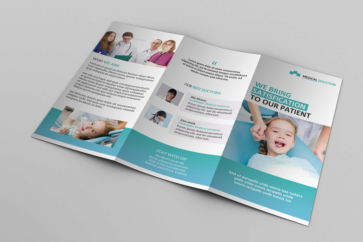 Medical Tri-Fold Brochure, a Brochure Template by DGTouch (Photo 2 of 3)