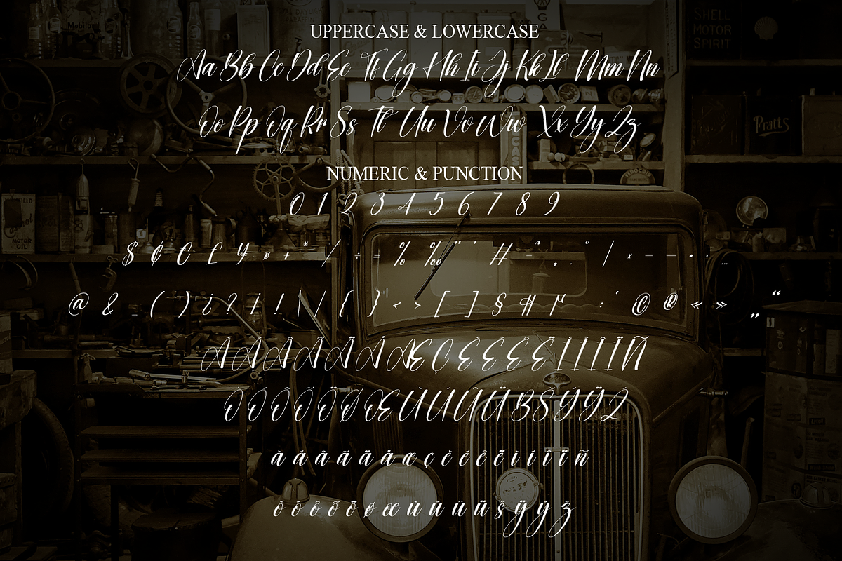 Antique | Script Font, a Handwritten Font by Scratchones (Photo 7 of 9)