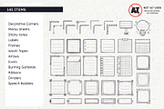Doodle Planner Resources, a Decorative Illustration by insemar (Thumbnail 2 of 7)