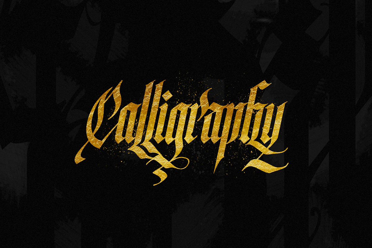 Autherical Typeface, a Blackletter Font by seventhimperium (Photo 8 of 11)