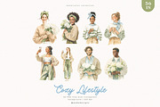 Cozy Lifestyle Collection, a Decorative Illustration by PeDe Designs (Thumbnail 3 of 19)