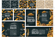 Poster seamless pattern bakery, a Food Illustration by MoreVector (Thumbnail 4 of 4)