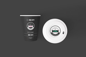 Coffe Paper Cups Mock-up 5