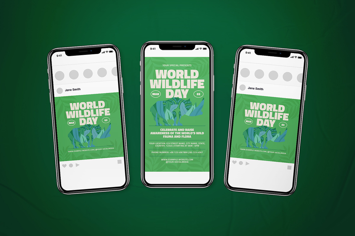 World Wildlife Day Flyer Set, a Flyer Template by The Good Store (Photo 2 of 2)