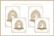 Easter Bunny Eggs Cards 2 Vintage, a Seasonal Illustration by Euonia Meraki (Thumbnail 4 of 12)