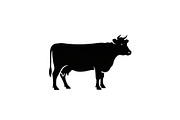 Farm Cow Silhouette Vector Bundle, an Illustration by Designs_River (Thumbnail 9 of 51)