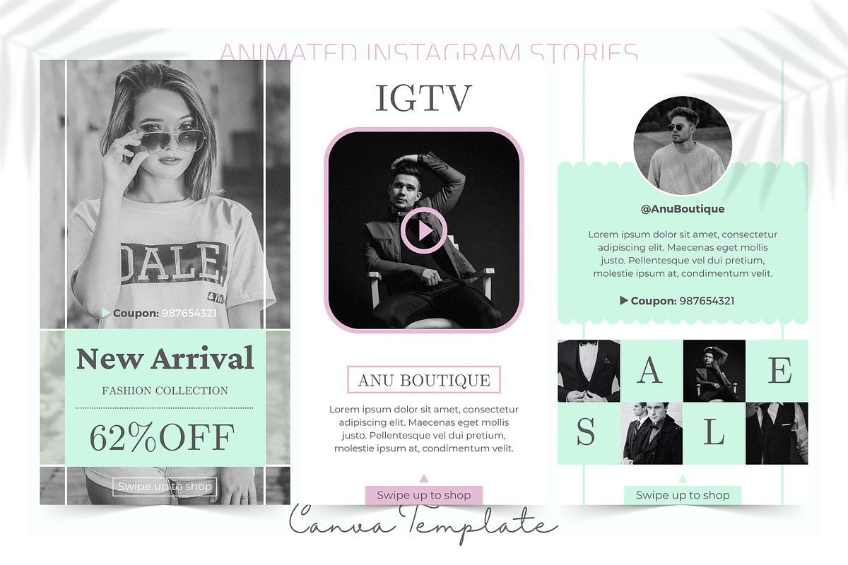 Canva Animated Instagram Stories, a Social Media Template by UP Studio (Photo 6 of 7)