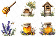 Summer Honey Garden Clipart, an Illustration by DreamPrint404 (Thumbnail 2 of 7)