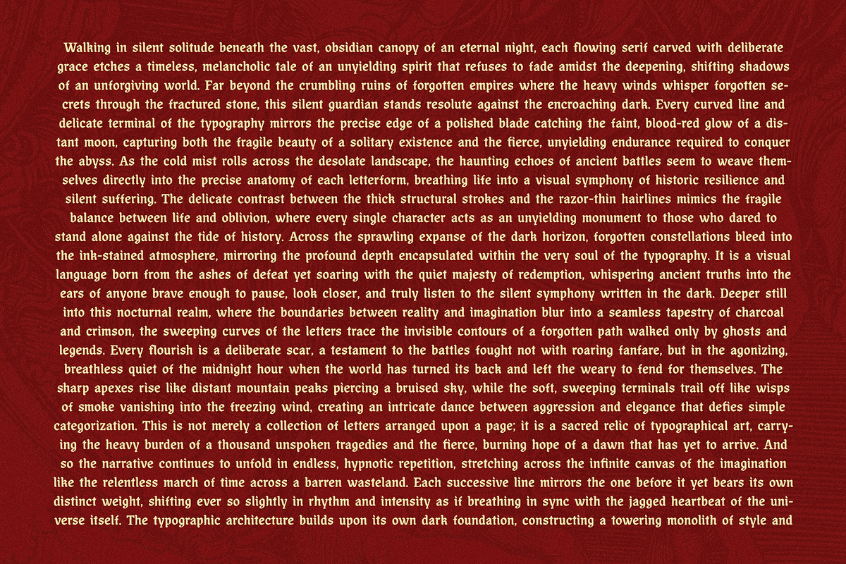 Noble Scribe – Editorial BlackLetter, a Blackletter Font by ALV_TypeFoundry (Photo 8 of 18)