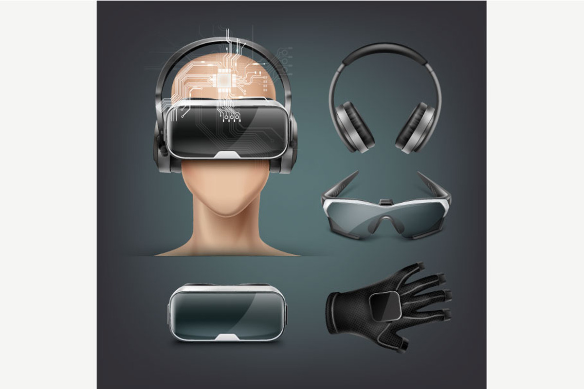 VR and AR Big Set, an Object Illustration by Zonda (Photo 3 of 33)