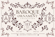 Baroque Ornament Collection, a Decorative Illustration by Papatongartist (Thumbnail 1 of 14)