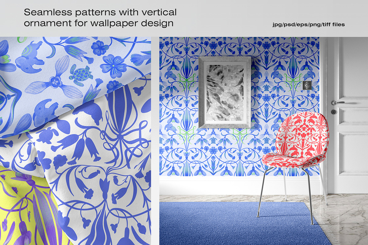 Indian elephant patterns, a Pattern Graphic by ANAKOTO (Photo 4 of 6)