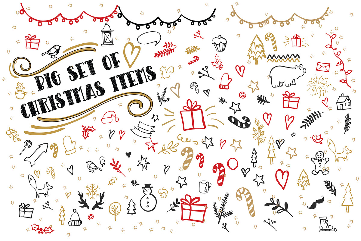 Polar Bear-Christmas Typeface preview 5