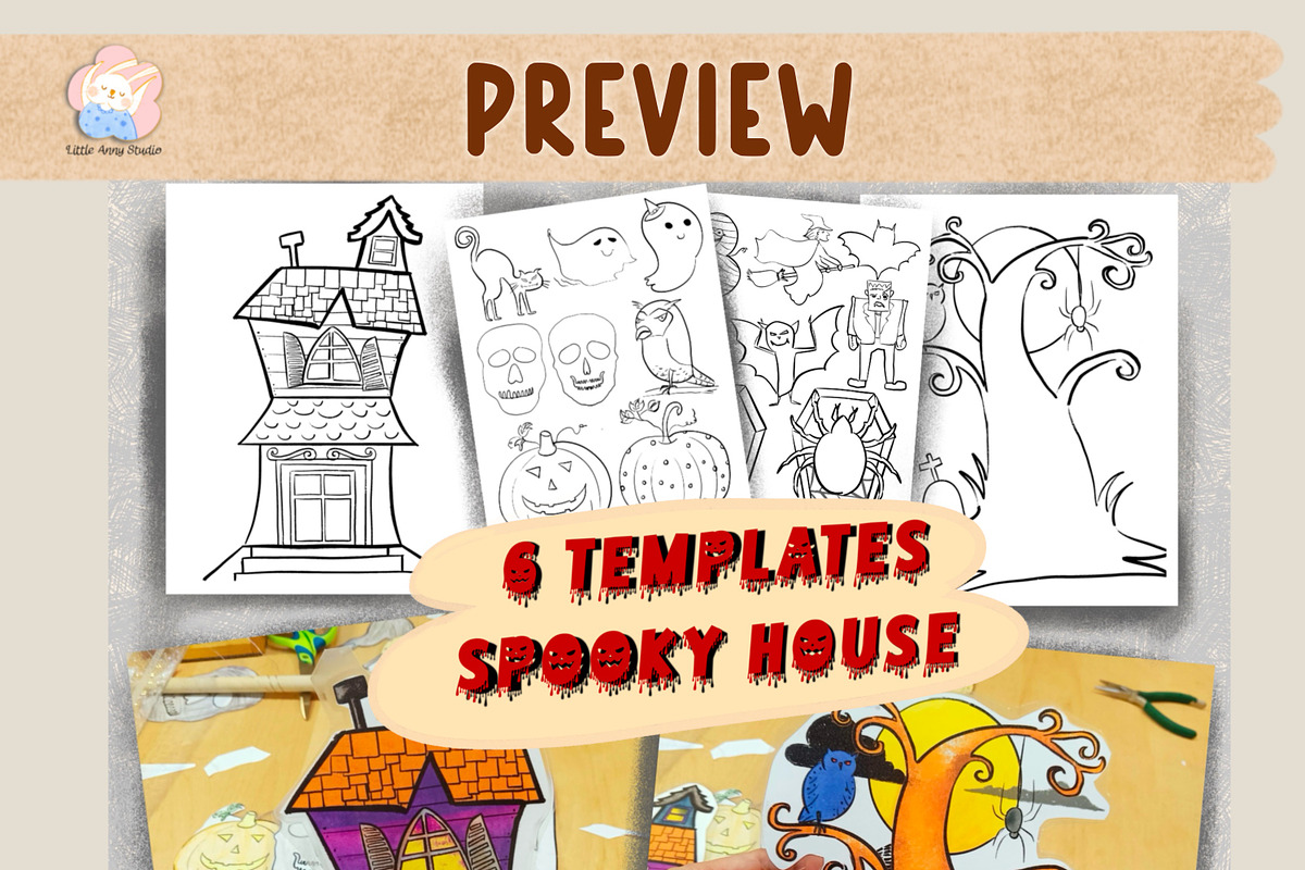 Halloween Activity Pack 80+ elements, an Illustration by Annyillustration (Photo 5 of 9)
