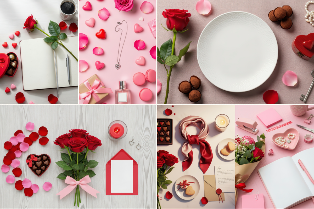 Valentine Aesthetic Desk Mockup 100, a Packaging Mockup by KennedyStudio (Photo 10 of 12)
