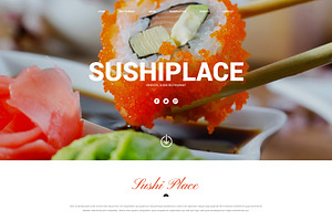 SushiPlace-HTML5 Responsive Theme