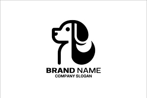 Creative dog logo, a Branding & Logo Template by Vectorium Studio