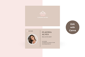 Business Card Photo & Neutral Color