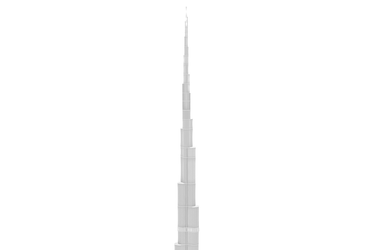 Burj Khalifa, an Architecture 3D Model by AndrewWhite (Photo 5 of 17)