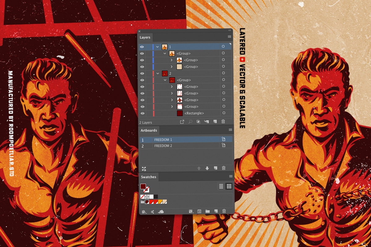 Propaganda Freedom Illustration, an Illustration by RMPL.std (Photo 3 of 4)
