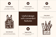 Vintage Tools Illustration Set, an Object Illustration by Prosymbols (Thumbnail 2 of 8)