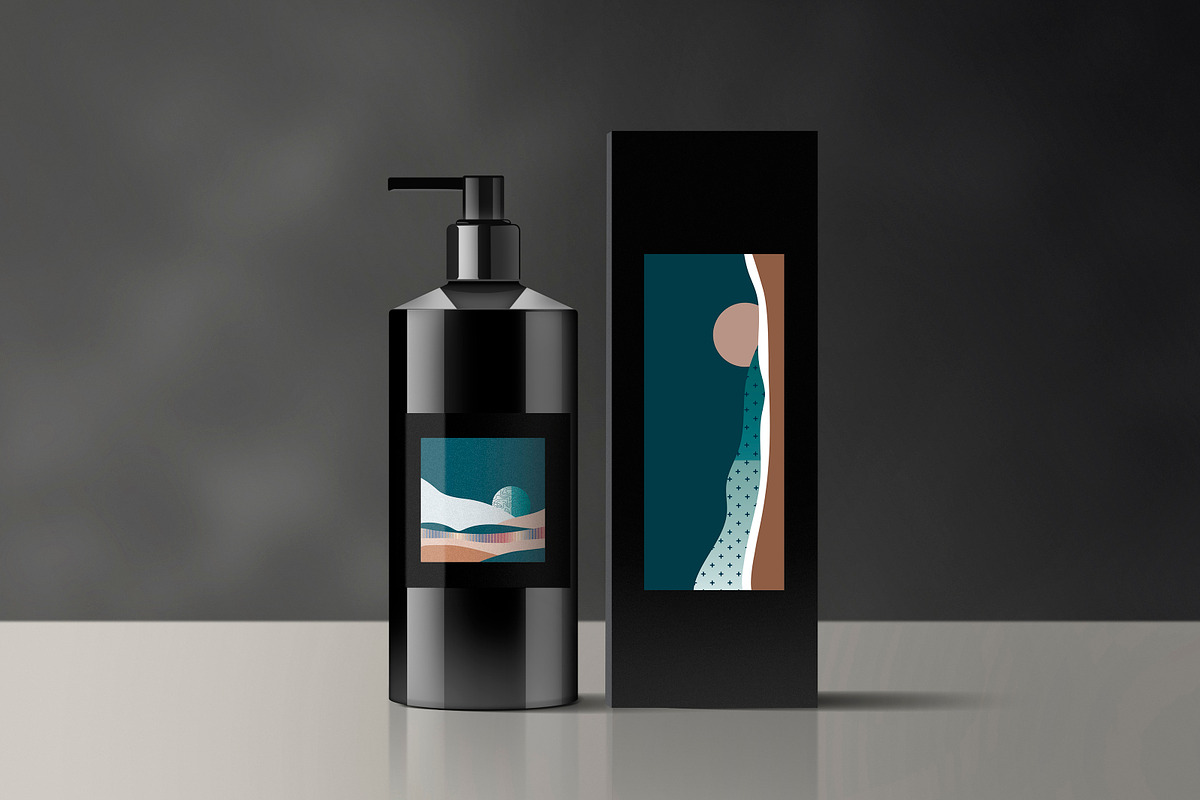 Abstract Landscape Collection, a Decorative Illustration by Pretty Meerkat (Photo 8 of 11)