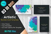 Artistic Business Card Bundle, a Business Card Template by M6 Gallery (Thumbnail 2 of 18)