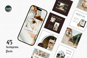 Social Media Growth Instagram Kit, a Social Media Template by Lumisse Studio