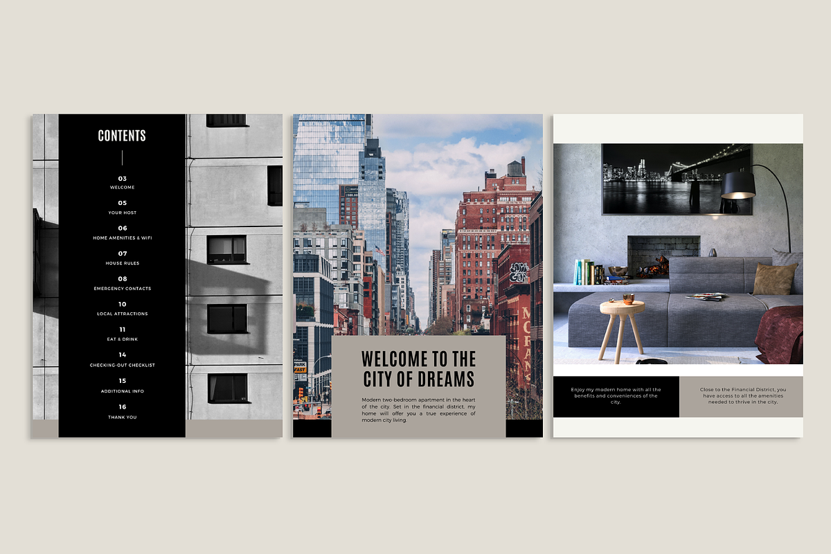 City Airbnb Superhost Welcome Book preview 6