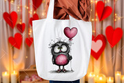 Whimsical Valentine Bird Clipart, an Illustration by OK Design (Thumbnail 6 of 6)