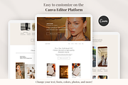 UGC Portfolio Canva Website Template, a Landing Page Template by GlamWebDesigns (Thumbnail 2 of 8)