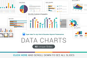 Data Charts Keynote Template, a Presentation Template by SlideOne (Thumbnail 1 of 2)