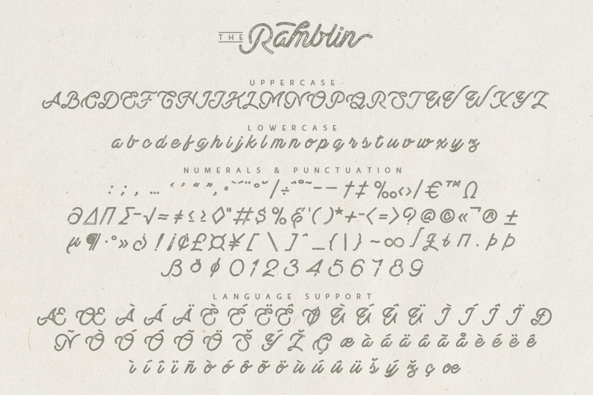 Ramblin Font Duo (15% OFF) preview 3