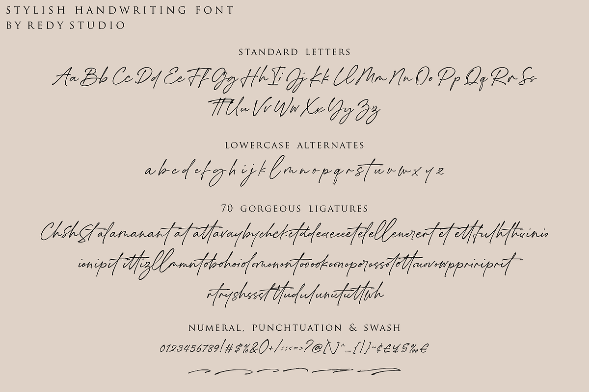 Stickwithu – Handwritten Font, a Script Font by RedyStudio (Photo 13 of 13)
