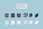 200+ OCEAN CLIPARTS - HAND DRAWN, a Seasonal Illustration by JuDesign (Thumbnail 16 of 23)