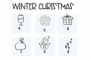 Winter Christmas, a Symbol Font by Sirinart (Thumbnail 4 of 6)