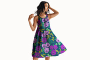 Colorful Pansies Floral Pattern, a Pattern Graphic by StudioGlouna (Thumbnail 2 of 9)