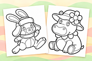 Soft Plushies Coloring Pages Vol. 1, an Object Illustration by Inkivelle Studio (Thumbnail 2 of 3)
